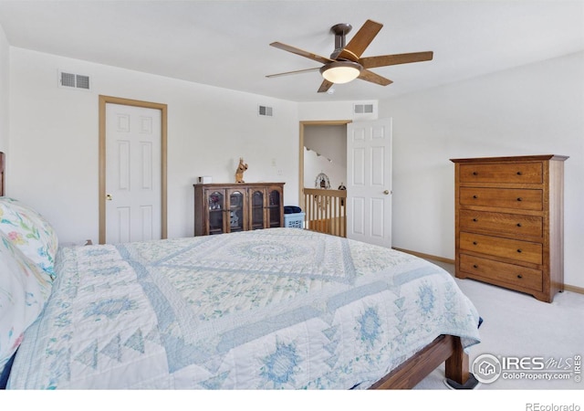 2143 Meadow Ct, Longmont, CO 80501 - bedroom featuring carpet flooring, ceiling fan, and baseboards