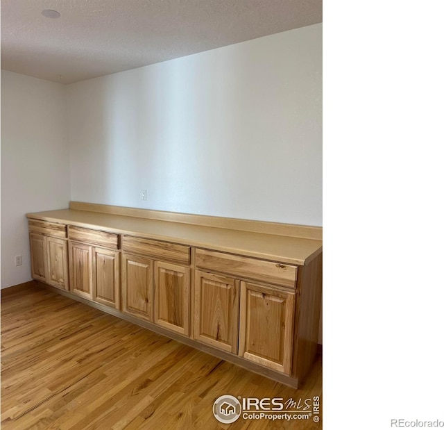 interior space featuring light wood-style floors