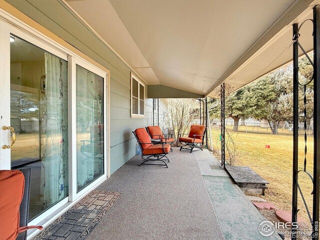 view of patio