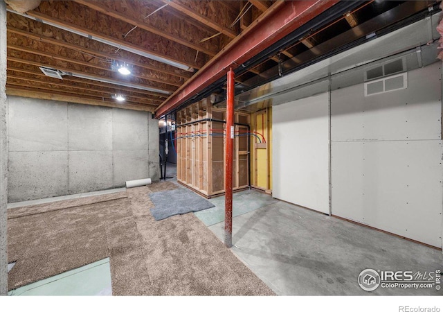 11837 County Road 39, Fort Lupton, CO 80621 - view of unfinished basement