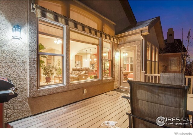 2185 Diamond Creek Dr, Colorado Springs, CO 80921 - view of deck
