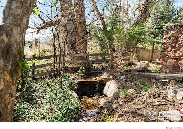 1516 Columbine Ave, Boulder, CO 80302 - view of yard with fence