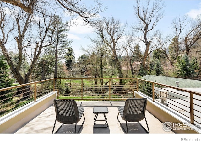 1516 Columbine Ave, Boulder, CO 80302 - view of patio with a balcony