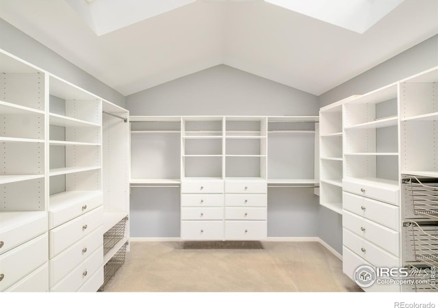 1516 Columbine Ave, Boulder, CO 80302 - walk in closet with lofted ceiling and light carpet