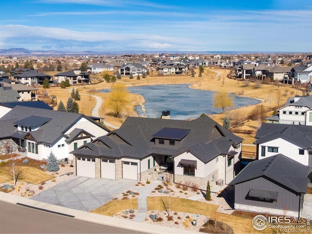 birds eye view of property featuring a residential view