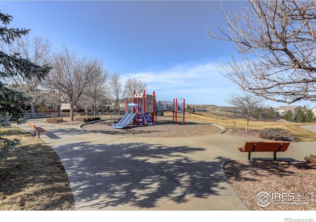 view of community playground