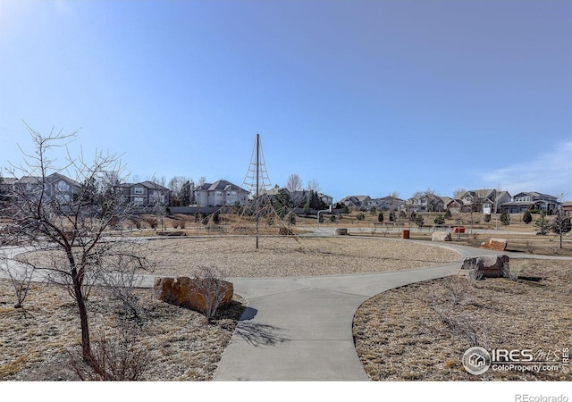 view of home's community with a residential view