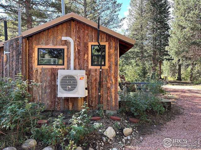 818 Riverside Dr, Lyons, CO 80540 - view of outdoor structure with ac unit