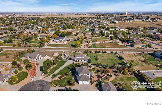 birds eye view of property featuring a residential view