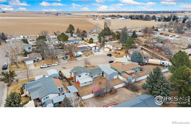 birds eye view of property featuring a residential view