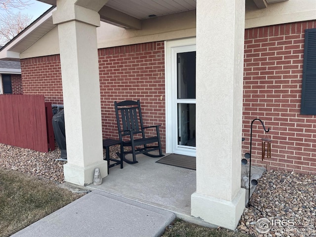 view of patio / terrace with fence