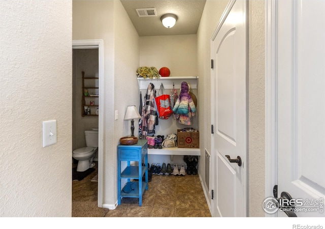 mudroom with visible vents