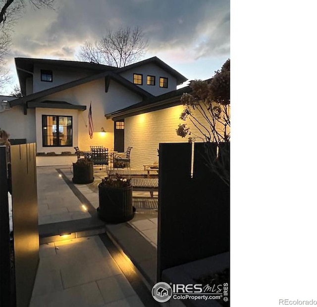 view of patio / terrace with a wooden deck