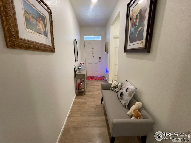 1431 Vantage Pkwy, Berthoud, CO 80513 - hallway with wood finished floors and baseboards