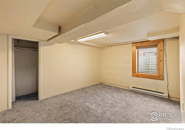 530 Laporte Ave, Fort Collins, CO 80521 - interior space with carpet flooring, baseboard heating, and baseboards