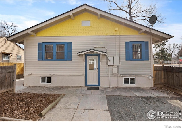 530 Laporte Ave, Fort Collins, CO 80521 - view of front of property with a patio and fence