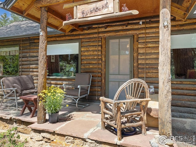 view of patio / terrace featuring a porch