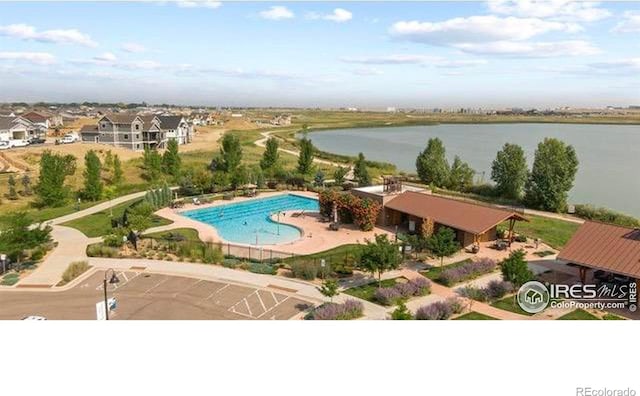 4110 S Park Dr, Loveland, CO 80538 - pool with a water view