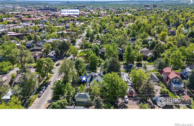 bird's eye view featuring a residential view