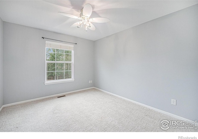 4910 Crimson Star Dr, Broomfield, CO 80023 - carpeted spare room featuring ceiling fan and baseboards