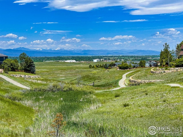4910 Crimson Star Dr, Broomfield, CO 80023 - view of mountain backdrop with rural landscape