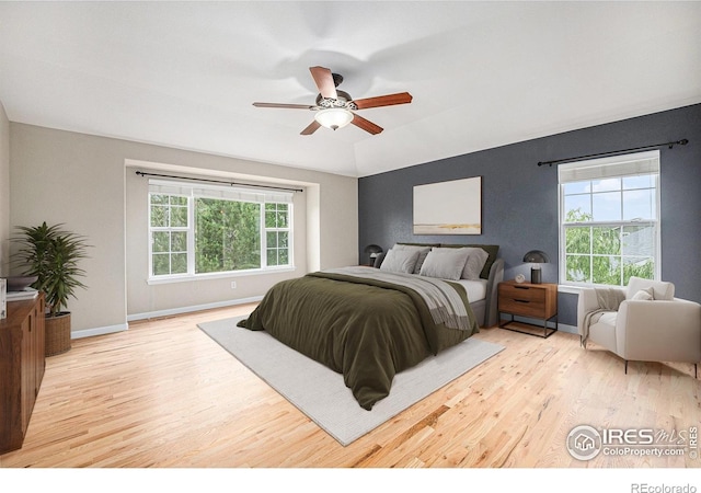 4910 Crimson Star Dr, Broomfield, CO 80023 - bedroom featuring wood finished floors and ceiling fan