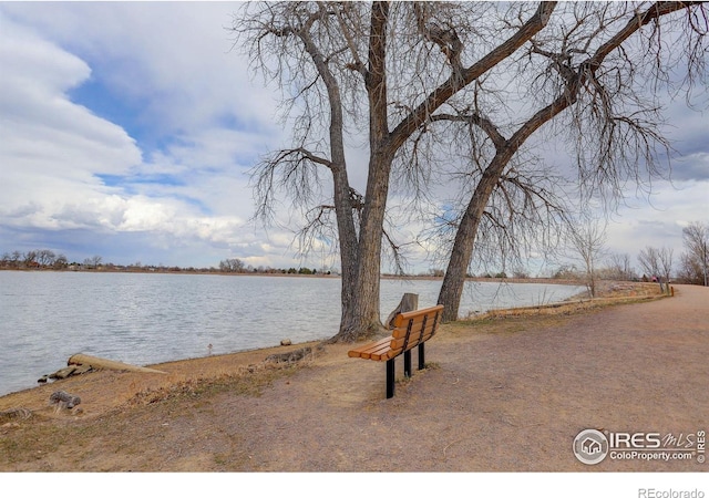 property view of water