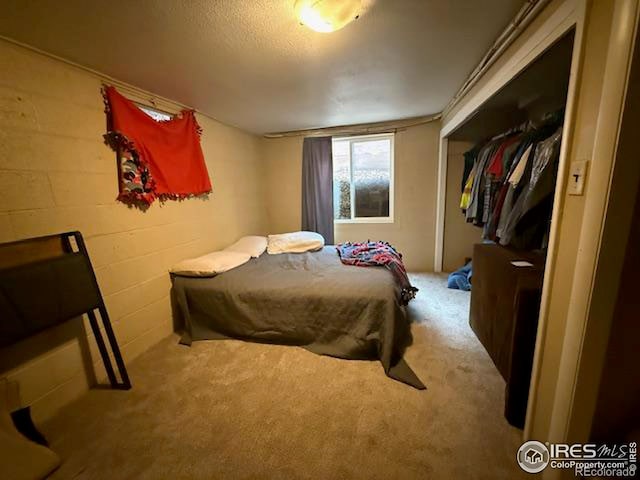 606 Sheldon Dr, Fort Collins, CO 80521 - carpeted bedroom featuring concrete block wall