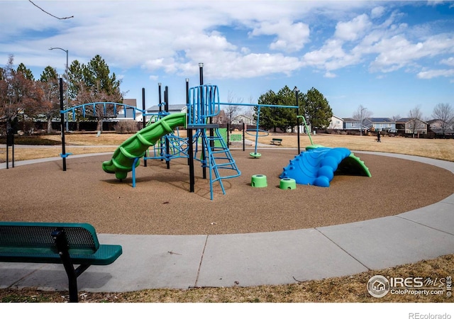 view of communal playground