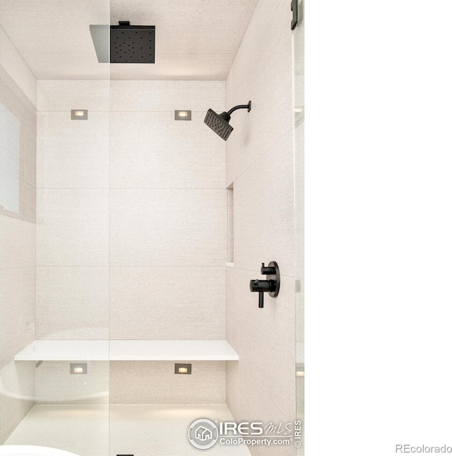 2586 3rd St, Boulder, CO 80304 - bathroom featuring tiled shower