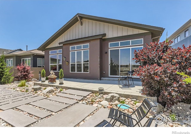 5626 Four Leaf Dr, Longmont, CO 80503 - rear view of property with a patio