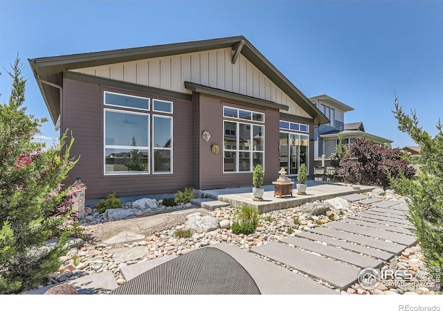 5626 Four Leaf Dr, Longmont, CO 80503 - rear view of property featuring a patio area