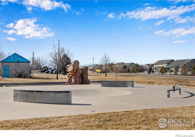 view of property's community with a residential view