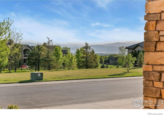 6774 Grand Park Dr, Timnath, CO 80547 - view of street featuring a mountain view and curbs