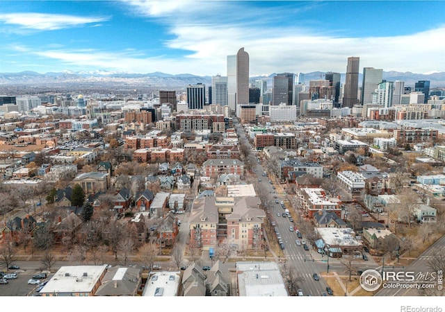 city view featuring a mountain view