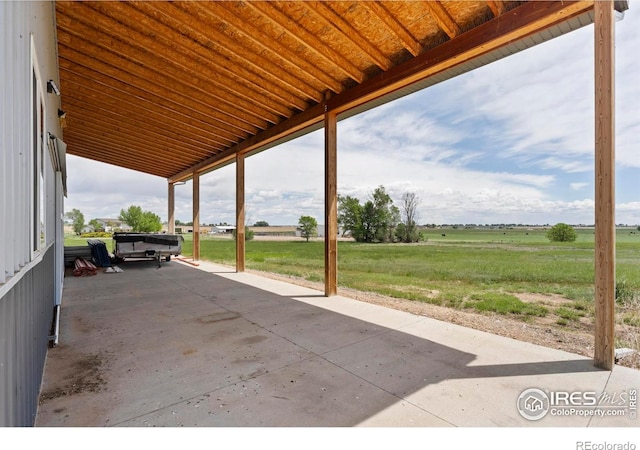 36340 County Road 49, Eaton, CO 80615 - view of patio featuring a view of rural / pastoral area