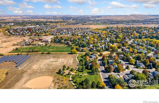 drone / aerial view featuring a residential view