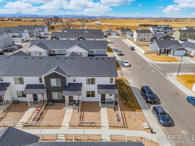 birds eye view of property featuring a residential view