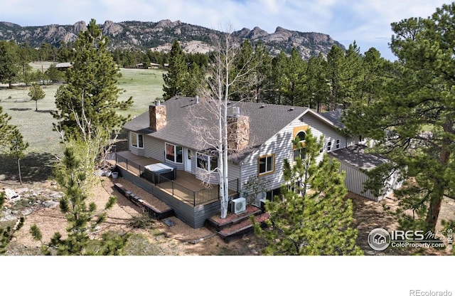 871 E Ln, Estes Park, CO 80517 - view of subject property featuring a mountainous background