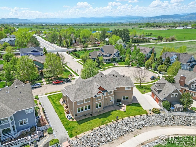 3916 Fowler Ln, Longmont, CO 80503 - aerial perspective of suburban area with mountains