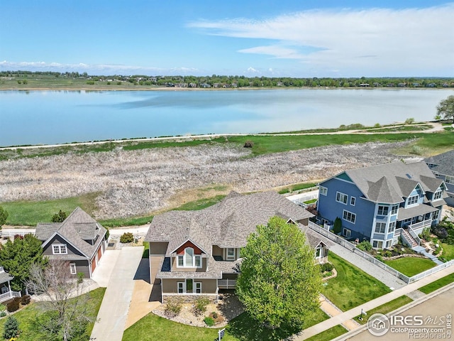 3916 Fowler Ln, Longmont, CO 80503 - view from above of property featuring a large body of water