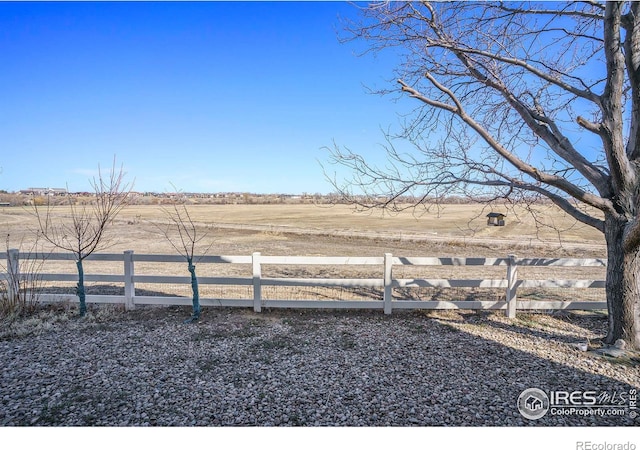 3937 Kenwood Cir, Johnstown, CO 80534 - view of yard with a rural view and fence