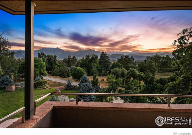 property view of mountains