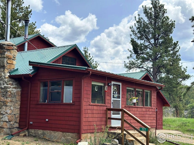 177 Bill Waite Rd, Allenspark, CO 80510 - rustic home with a metal roof