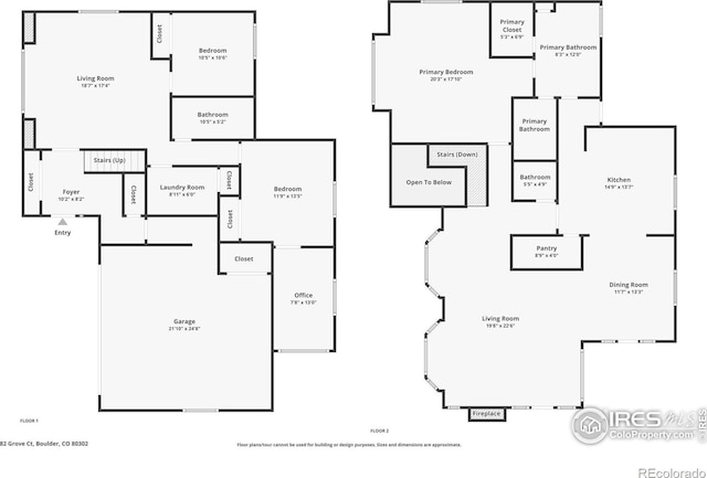 82 Grove Ct, Boulder, CO 80302 - floor plan / room layout