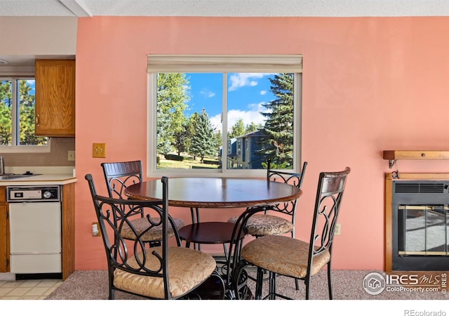 view of dining room