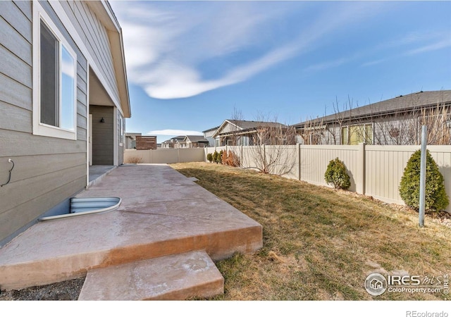3948 Hackberry St, Wellington, CO 80549 - view of yard featuring a patio area and a fenced backyard