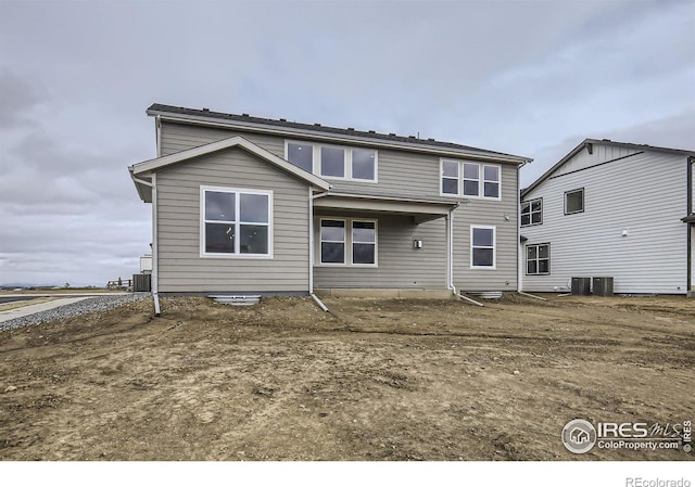 1685 Crystalline Dr, Windsor, CO 80550 - rear view of property with central air condition unit