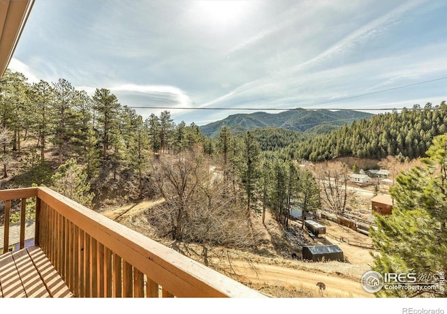 15 Golden Age Rd, Jamestown, CO 80455 - mountain view featuring a heavily wooded area