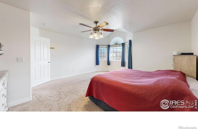 1386 Plains Ct, Eaton, CO 80615 - bedroom with carpet flooring, baseboards, and ceiling fan